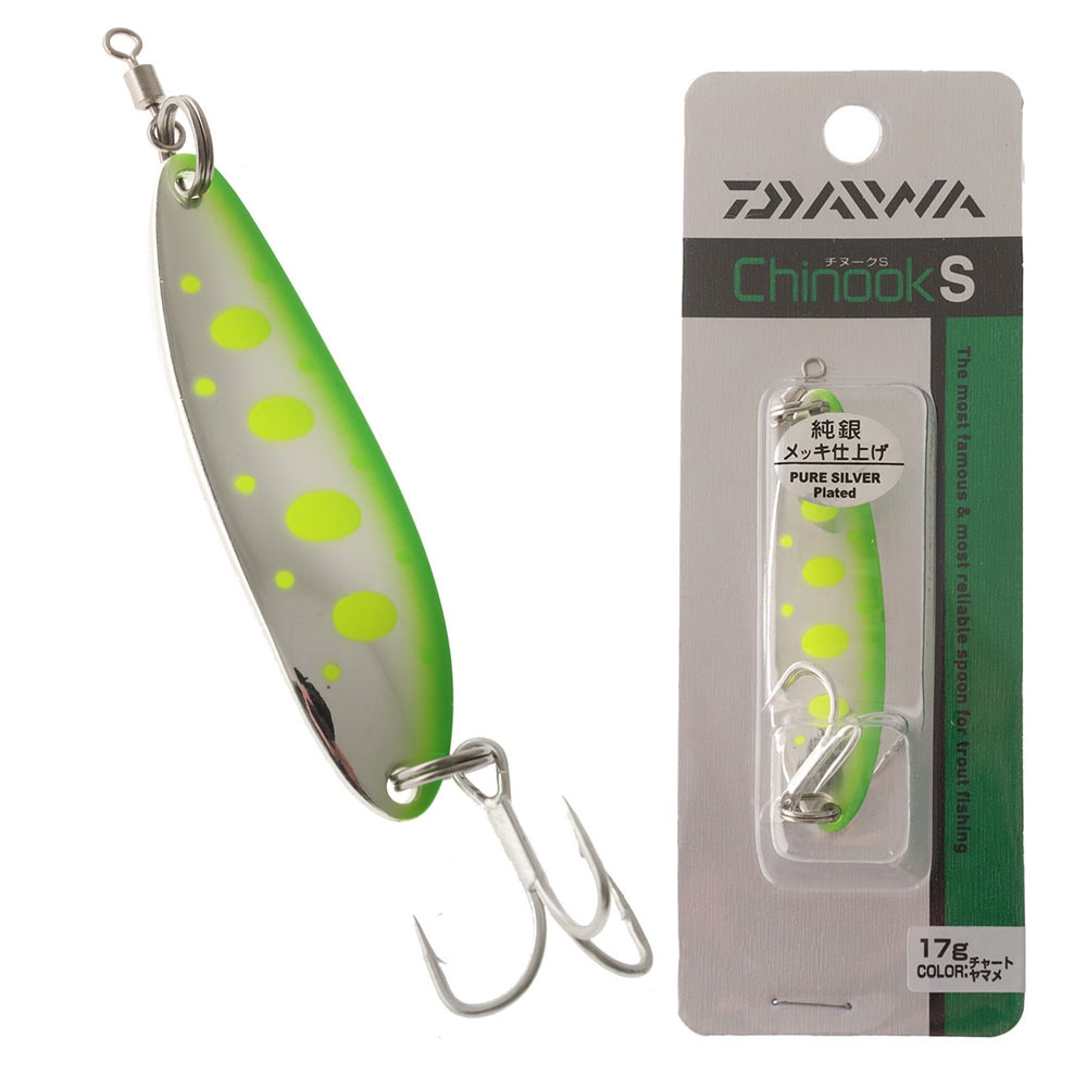 Daiwa Chinook S Trout Lure 17g Chart Yamame