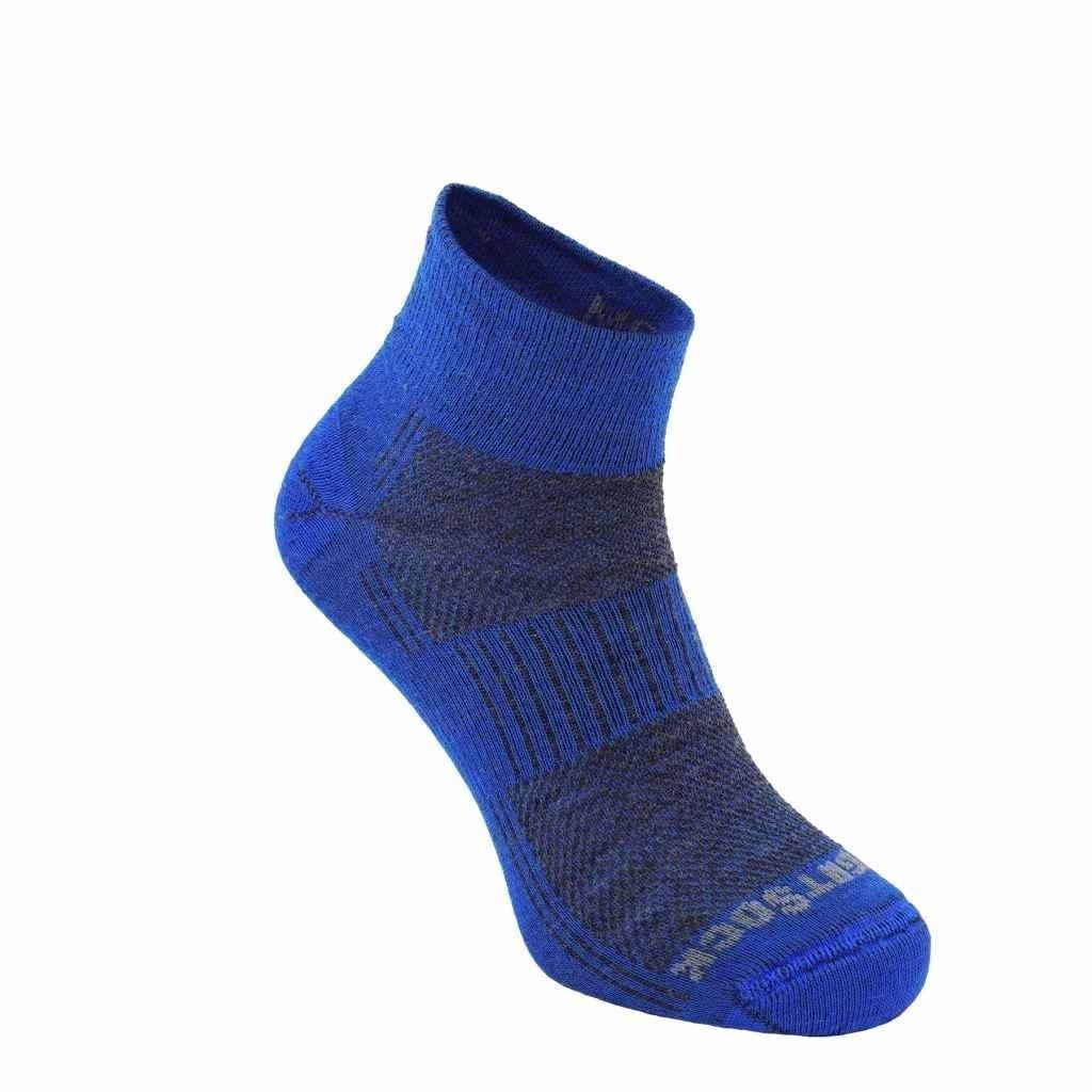 Wrightsock Merino Coolmesh II Quarter Socks