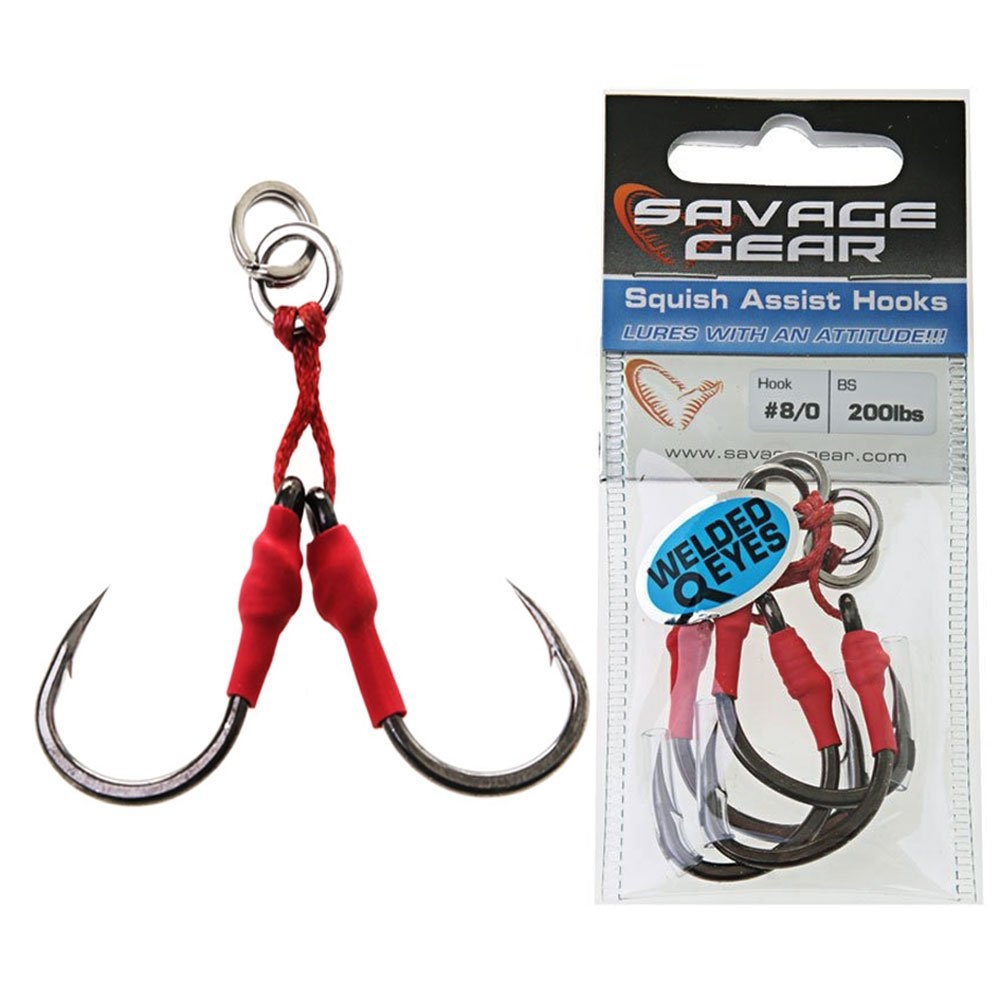 Savage Gear B-SG Squish Assist Hooks 8/0 Qty 2