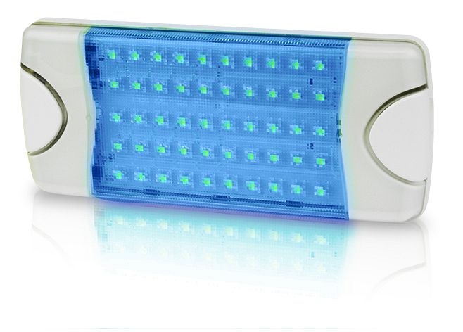 Hella Marine DuraLED 50LP Heavy Duty Blue Light Spread Lamp 9-33V