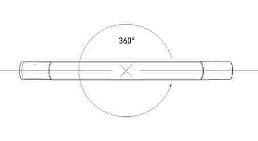 Hella Marine LED Rear Direction Indicator Lamp Surface Mount 12v