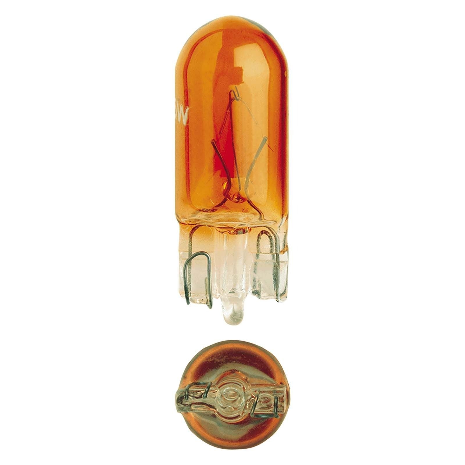 NARVA Wedge Globe 12V 5W Amber T-10mm Qty 10
