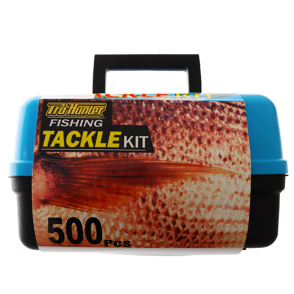 Pro Hunter 500-Piece Fishing Tackle Kit