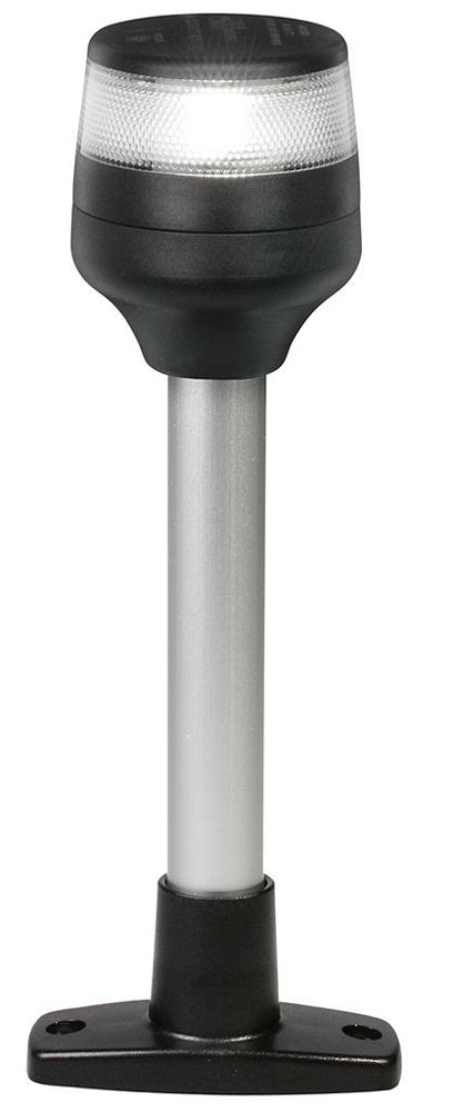 Hella Marine 2NM NaviLED 360 All Round White Navigation Lamp Fixed Pole 200mm Black