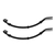 Trailparts Springs Pair 3L 750kg/pr Painted