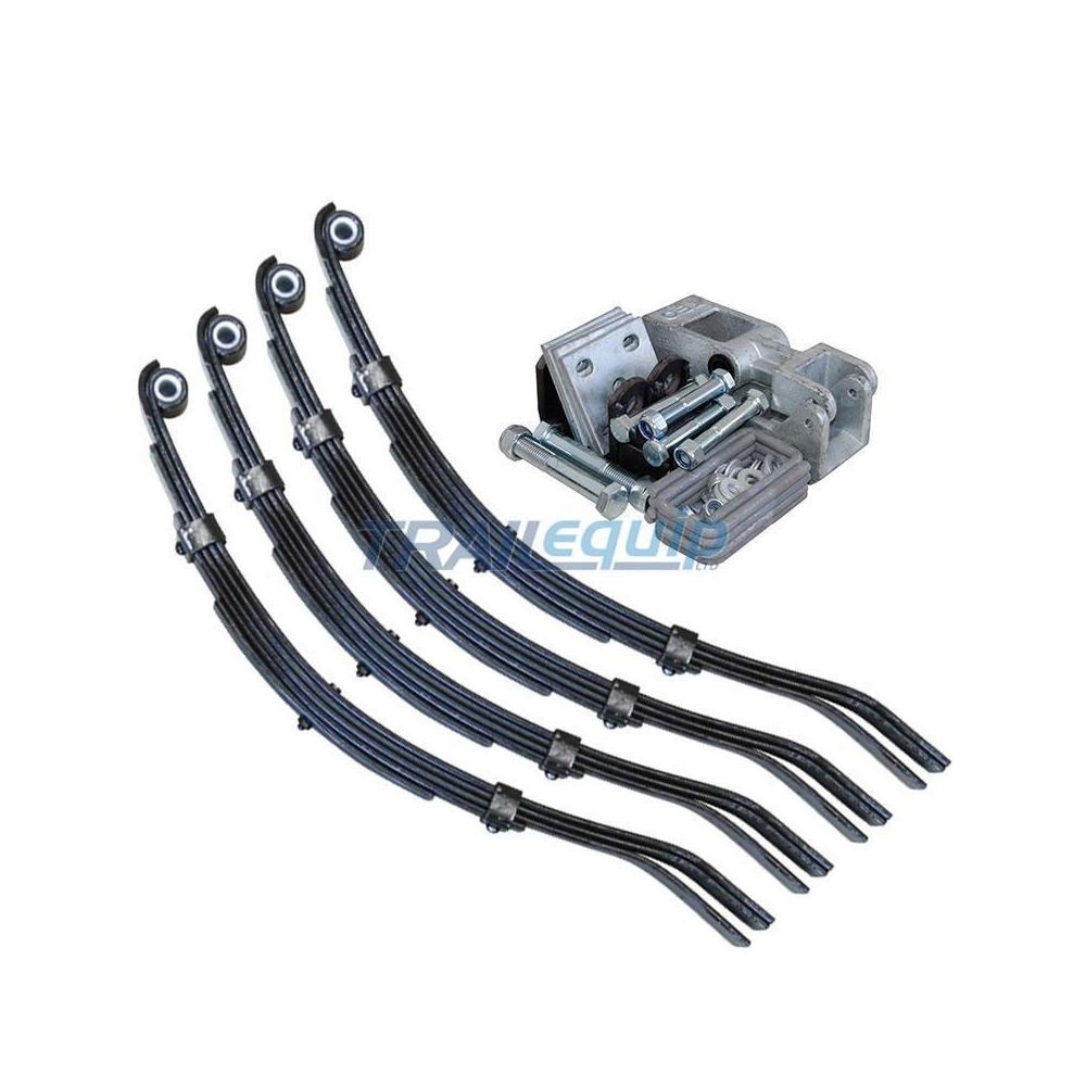 Trailparts 700mm Long Series Eye-Slipper Equalising Suspension