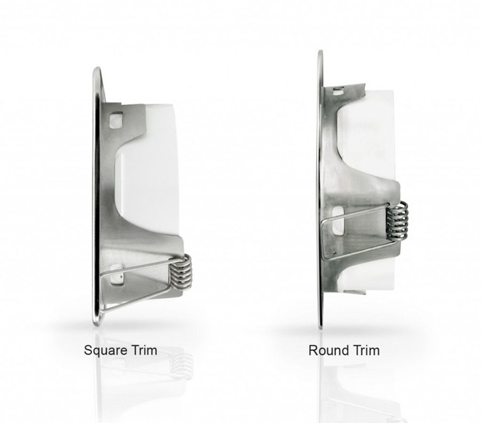 Hella Marine EuroLED 95 Gen 2 Downlight Round White/Red - Stainless Steel Rim 12/24V