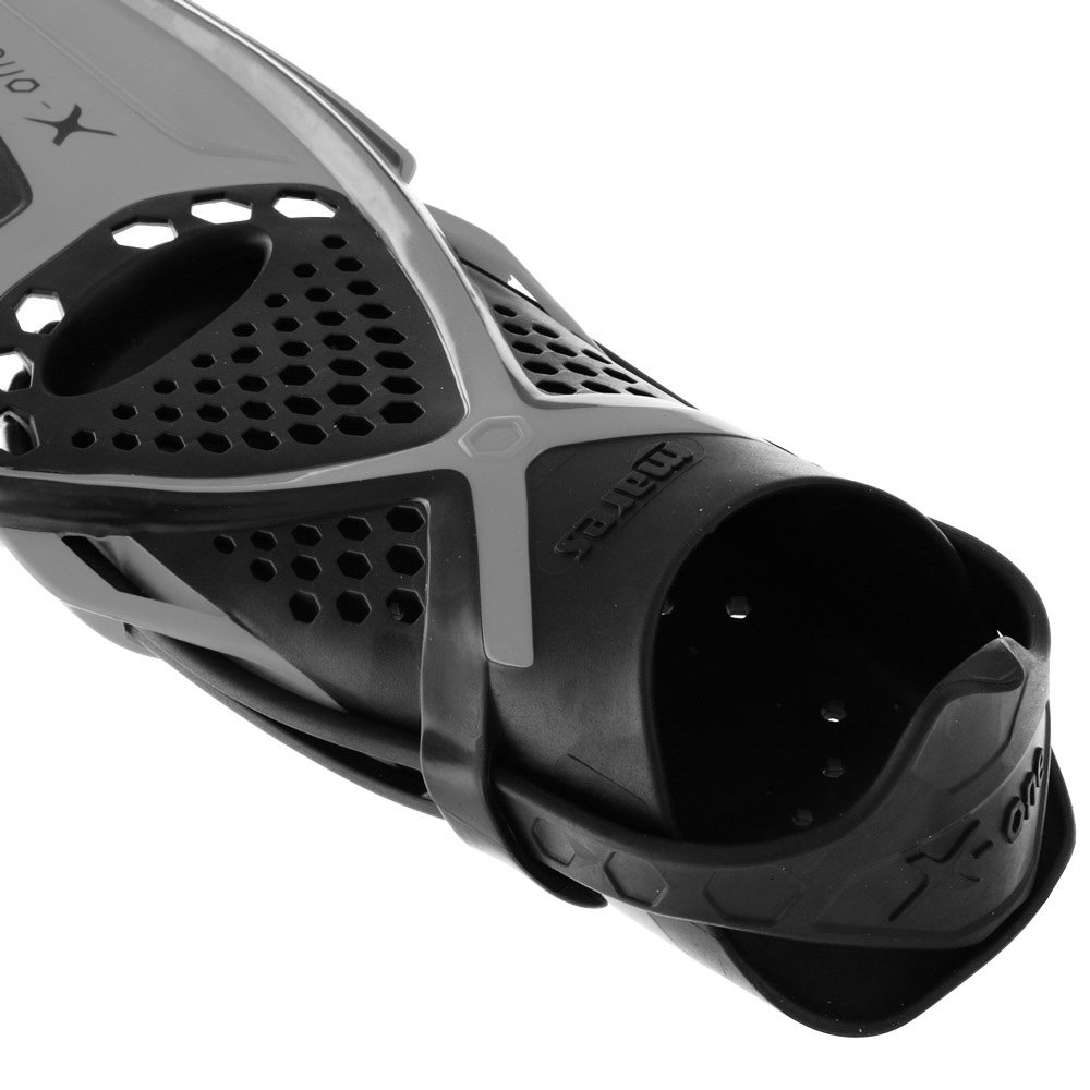 Mares Bonito X-One Adult Dive Mask Snorkel and Fins Set Dark Grey/Black