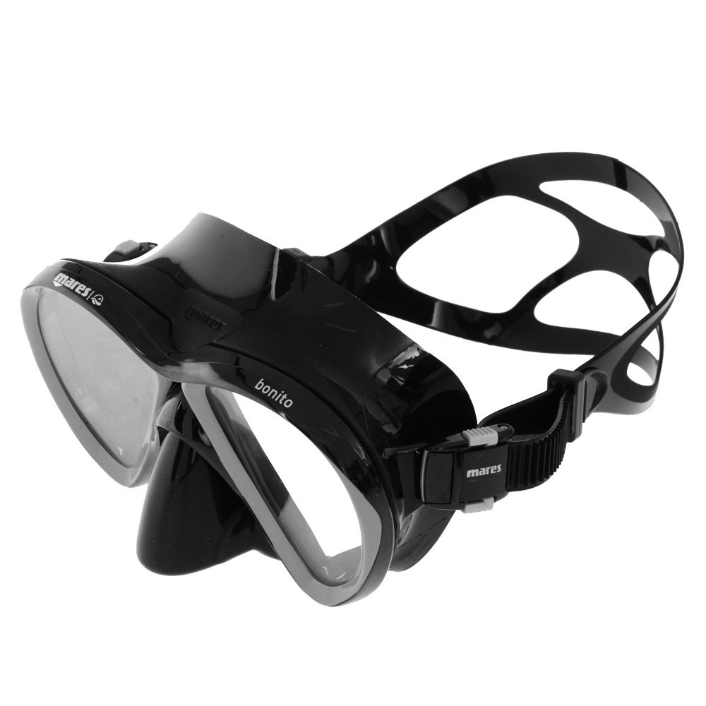 Mares Bonito X-One Adult Dive Mask Snorkel and Fins Set Dark Grey/Black