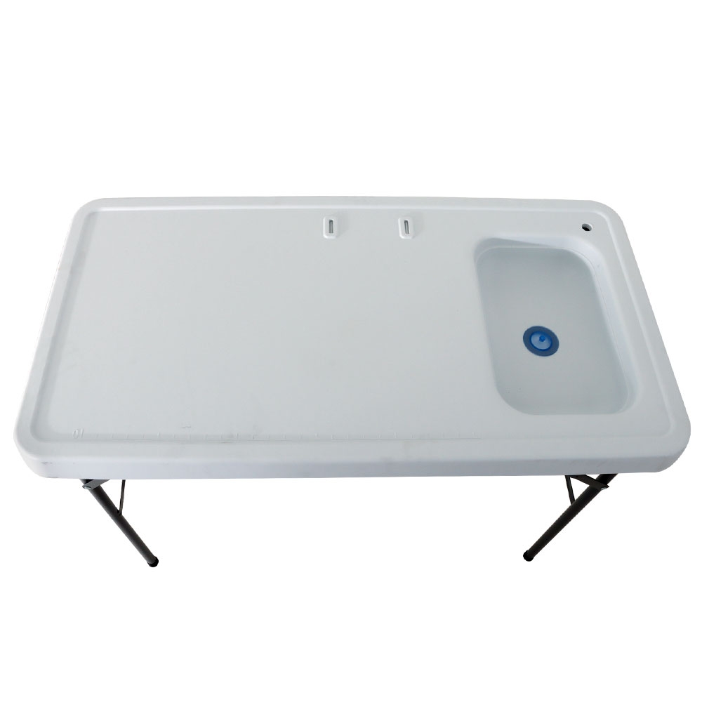 Collapsible Filleting Table with Sink 1145 x 590 x 865mm