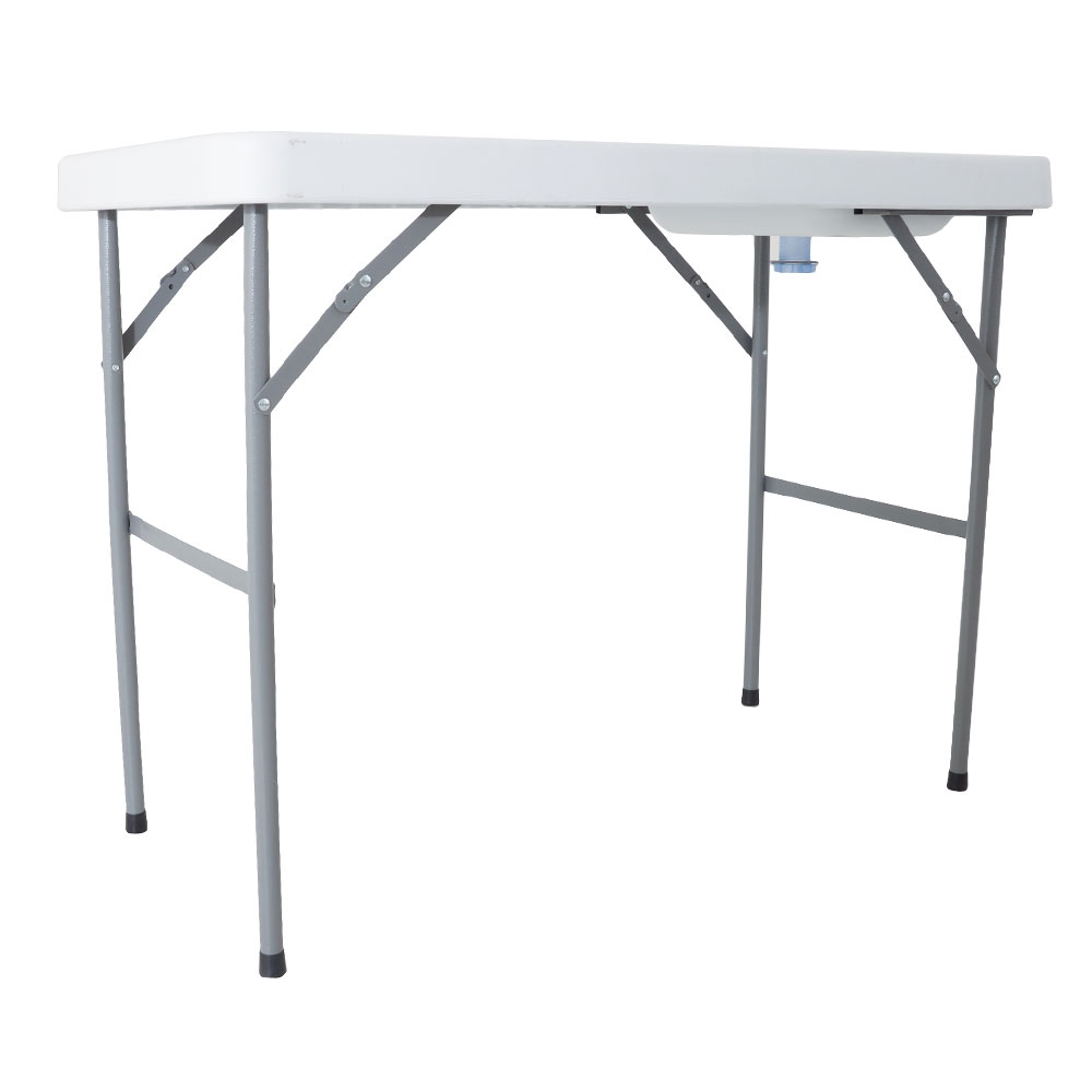 Collapsible Filleting Table with Sink 1145 x 590 x 865mm