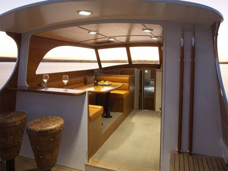 Hella Marine EuroLED 150 Recessed Touch Lamp Warm White - White Plastic