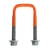 Trailparts U-Bolt Square 113 x 51mm x M12 Inside - Galvanised