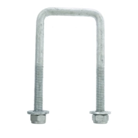 Trailparts U-Bolt Square 130 x 65mm x M12 Inside - Galvanised Thumbnail Trailparts U-Bolt Square 130 x 65mm x M12 Inside - Galvanised