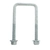 Trailparts U-Bolt Square 130 x 65mm x M12 Inside - Galvanised