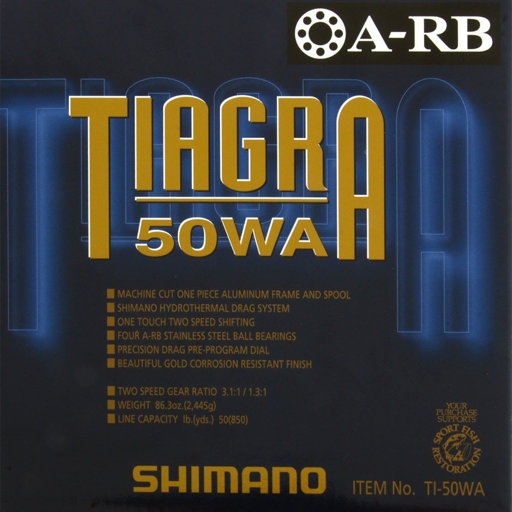 Shimano Tiagra 50W Tournament Game Combo 5ft 6in 37kg 2pc