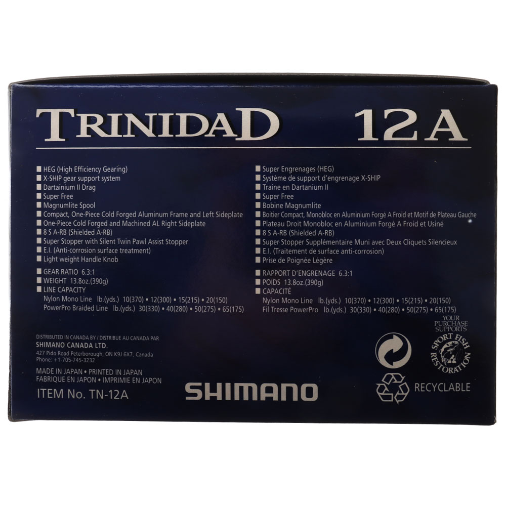 Buy Shimano Trinidad 12 A Jigging Reel online at Marine