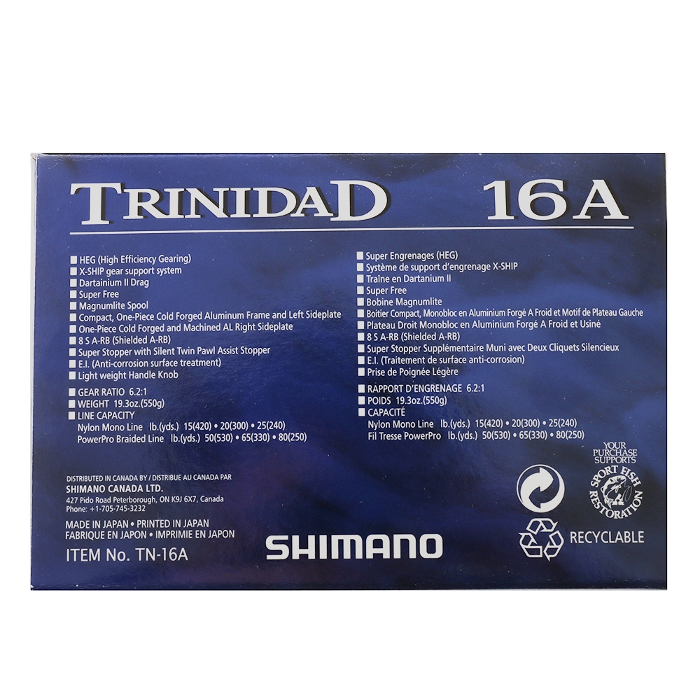 Shimano Trinidad 16 A Overhead Jigging Reel