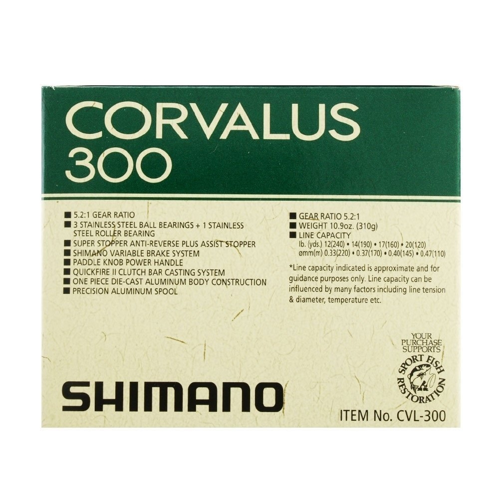 Shimano Corvalus 300 Stream Flight Light Overhead Freshwater Combo 7ft 2-5kg 2pc