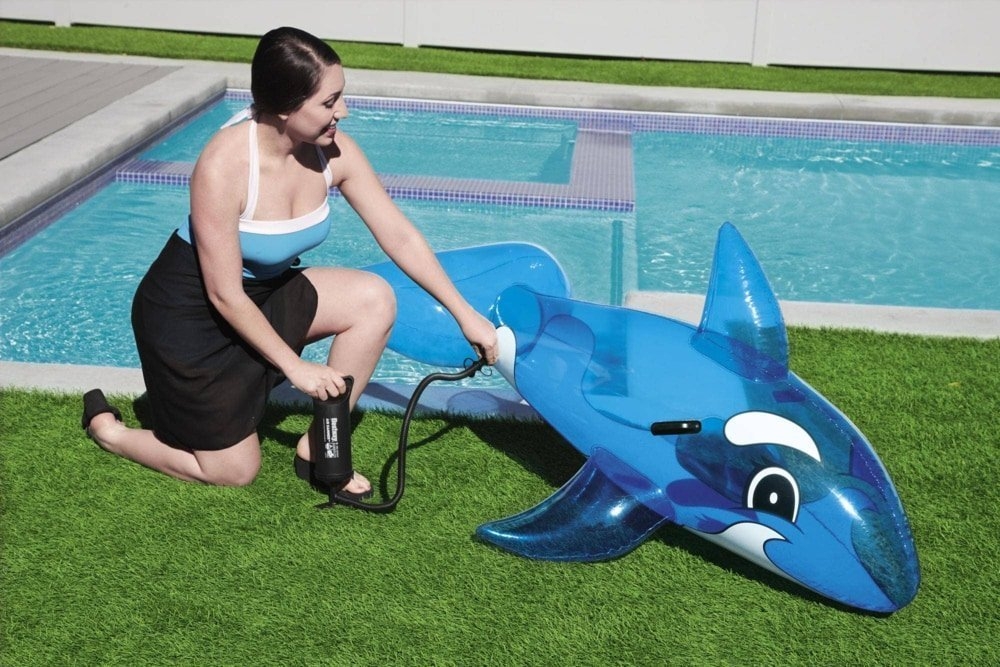 Bestway Whale Ride-On Inflatable Pool Float 148cm