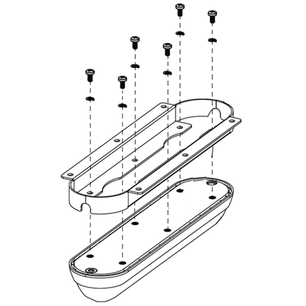 Lowrance TotalScan Skimmer Med/High Transducer 455/800kHz