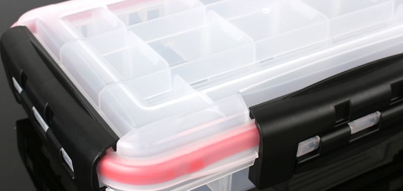Holiday Sealed Waterproof Tackle Box 3 Sections