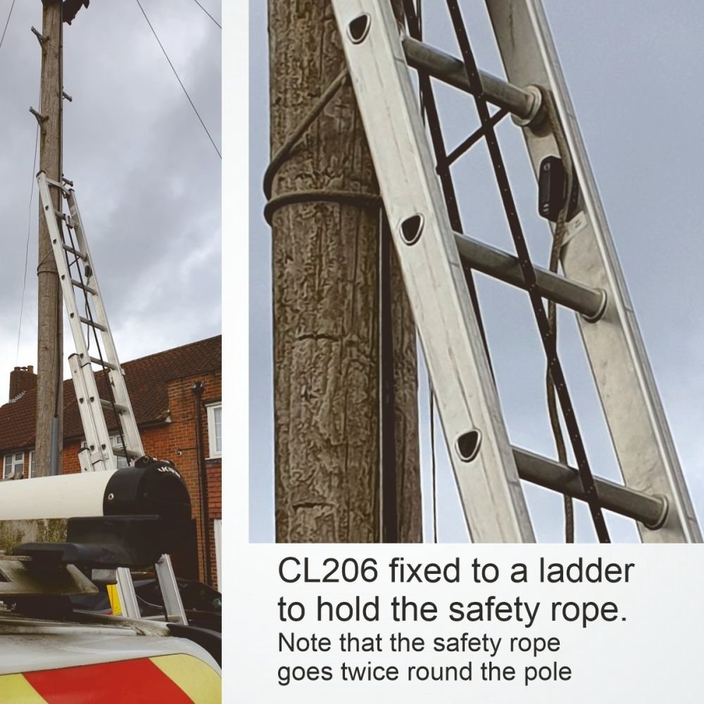 Clamcleat CL206 Lateral Starboard Cleat