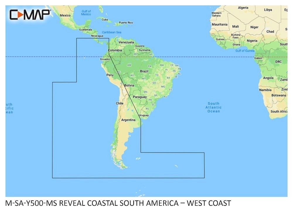 C-MAP REVEAL M Americas Chart Card MSD C-MAP REVEAL M Americas Chart Card MSD