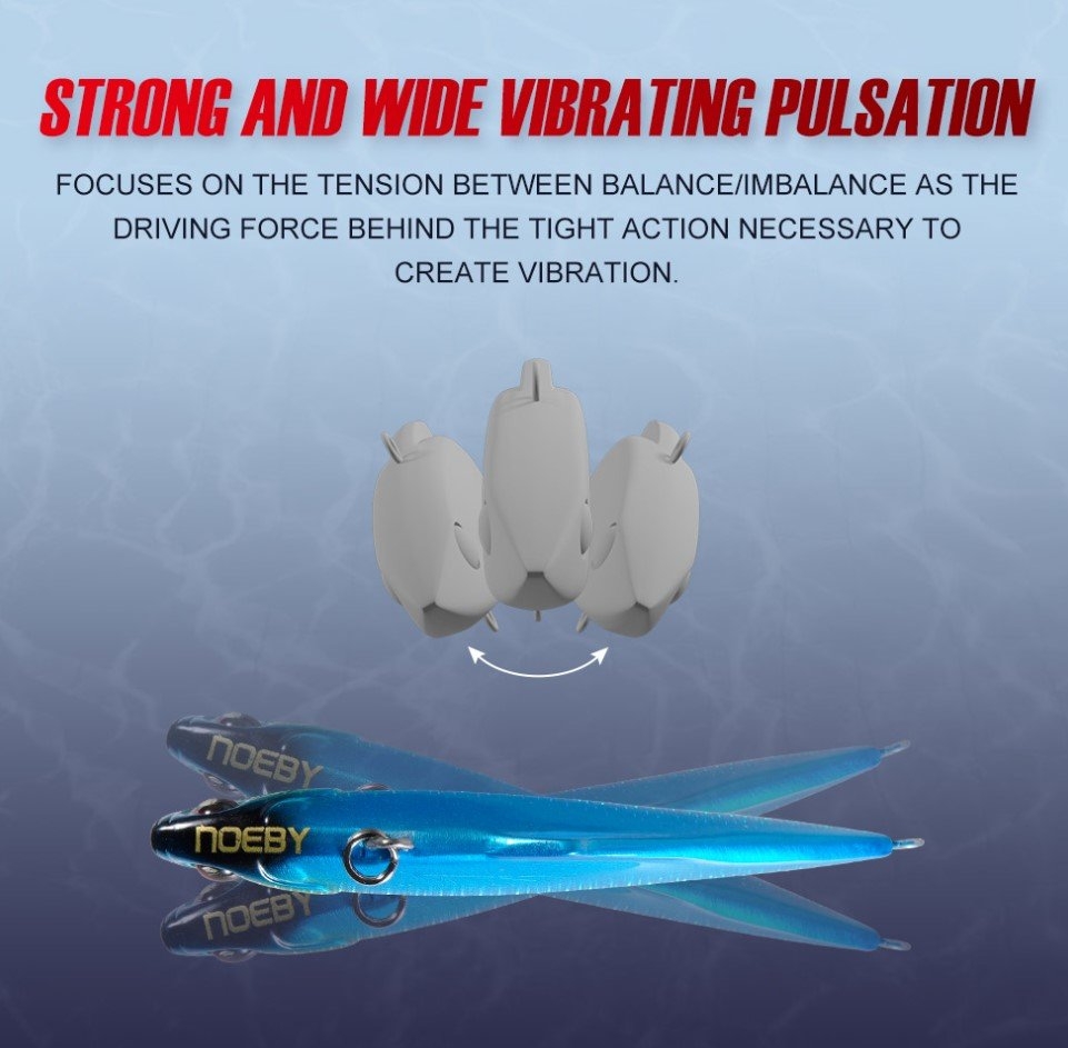 NOEBY Salt Vibe Lure 95mm 19g