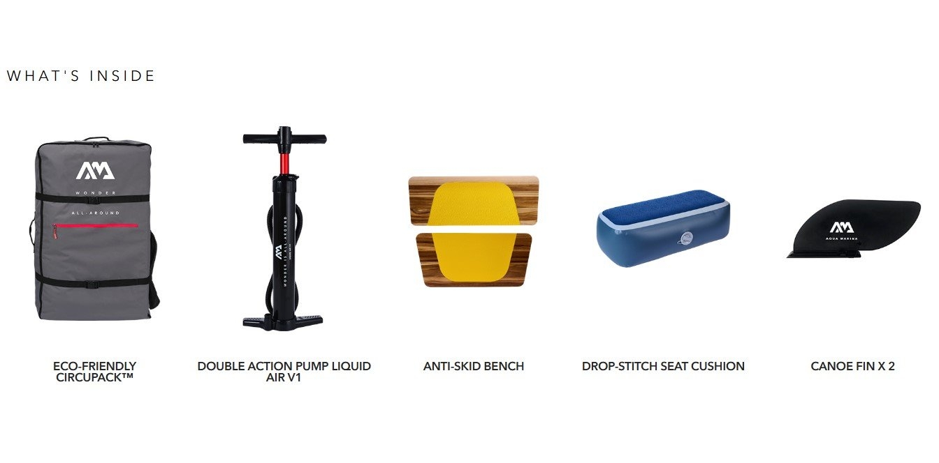 Aqua Marina Tomahawk Air-C 3-Person Inflatable Kayak / Canoe 15ft 8in