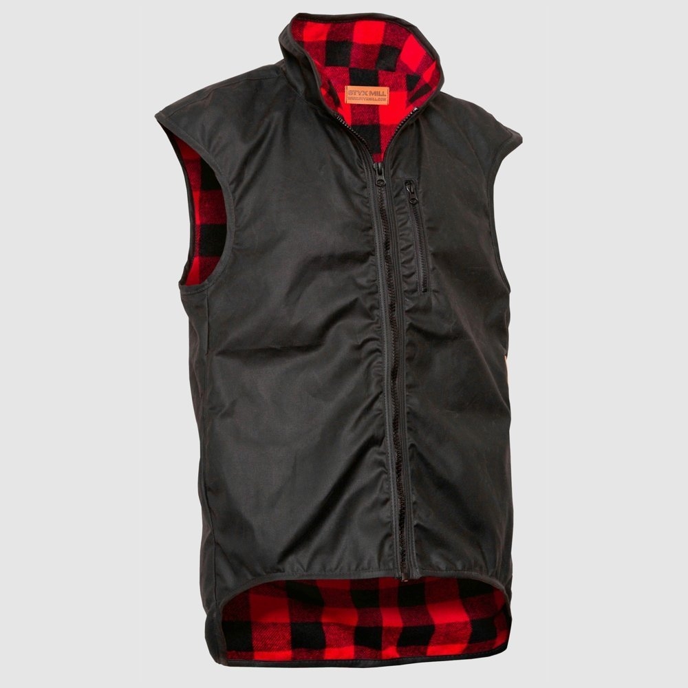 Styx Mill Oilskin Wool Lined Province Vest