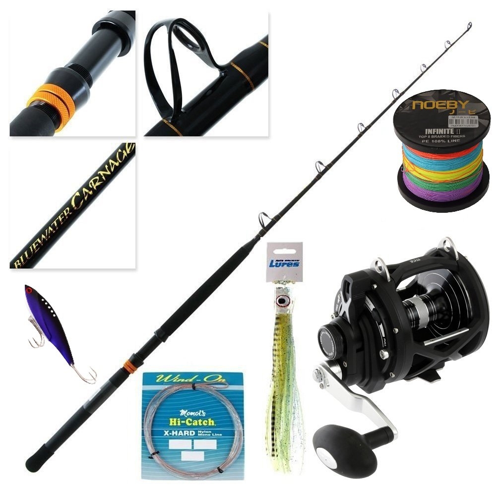 TiCA Oxean OX30 Carnage Tuna Trolling Combo with Line and Lure 5ft 7in 24kg 1pc