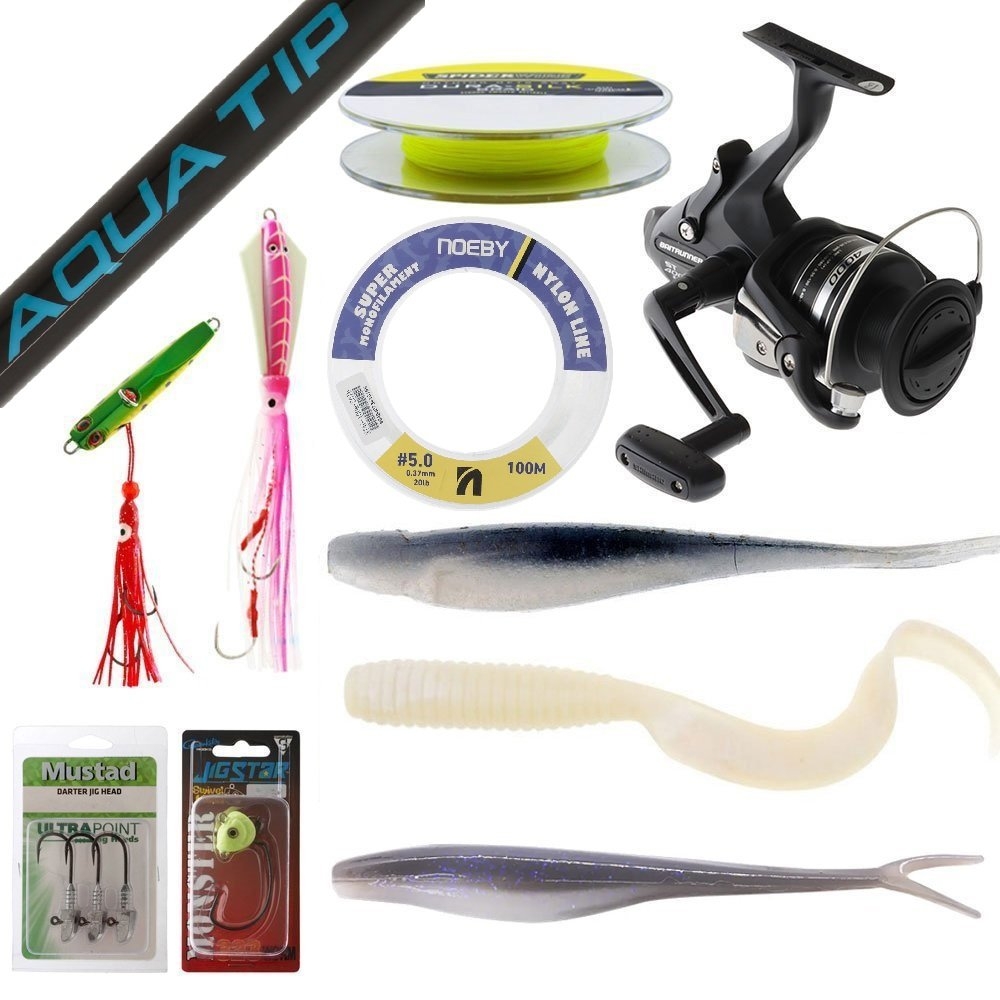 Shimano Baitrunner ST 4000 Soft Bait and Lure Package 7ft 4-8kg 2pc