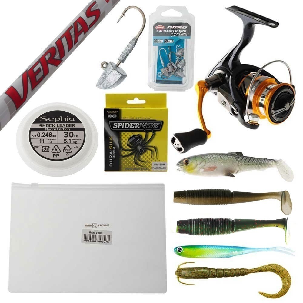 Daiwa Revros 2000 Veritas Micro Softbaiting Package 7ft 8in 1-3kg 2pc