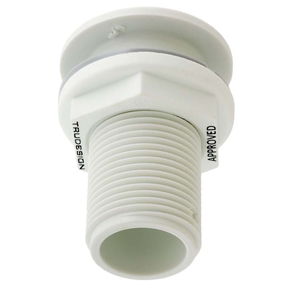 TruDesign Domed Skin Fitting 1in BSP White