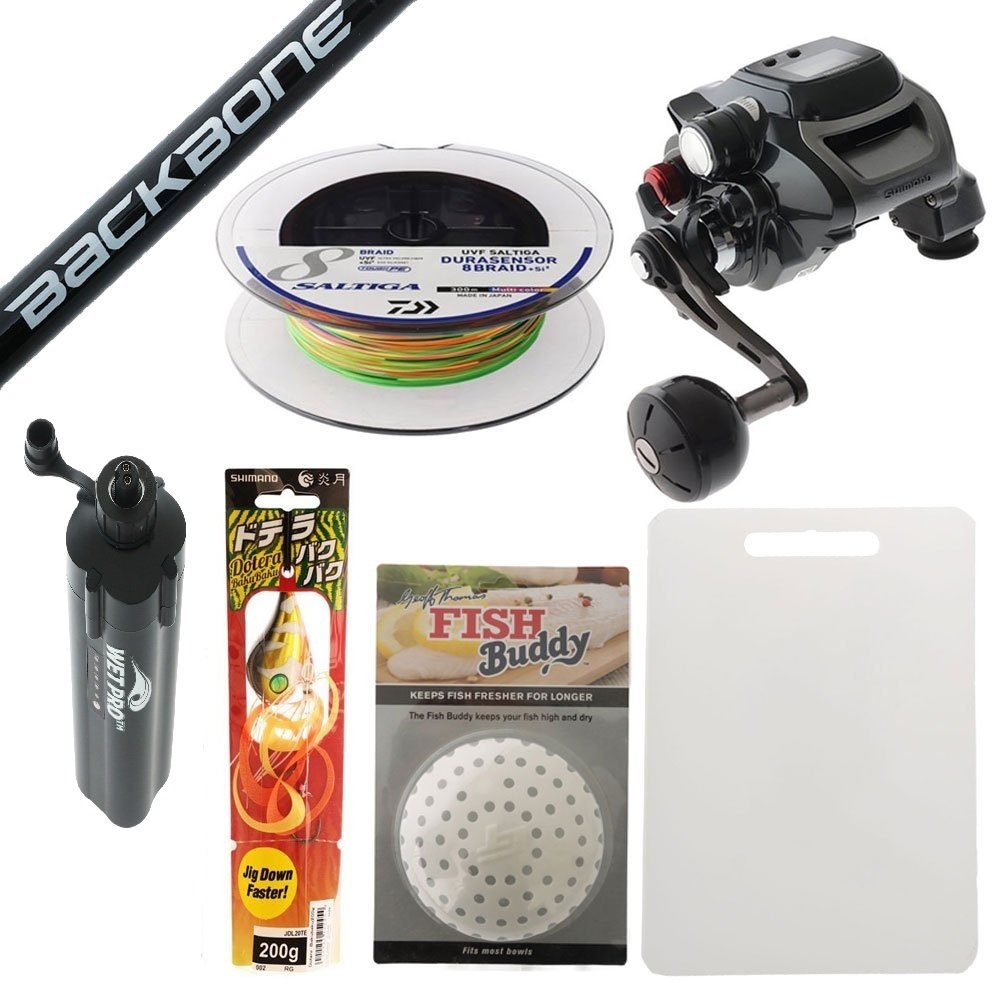 Shimano Plays 600 Electric Slow-Jig Boat Combo incl Battery 7ft 6-10kg 1pc