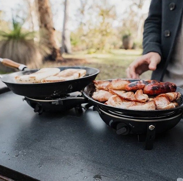 nomadiQ Portable 2-Burner Gas Camping Stove