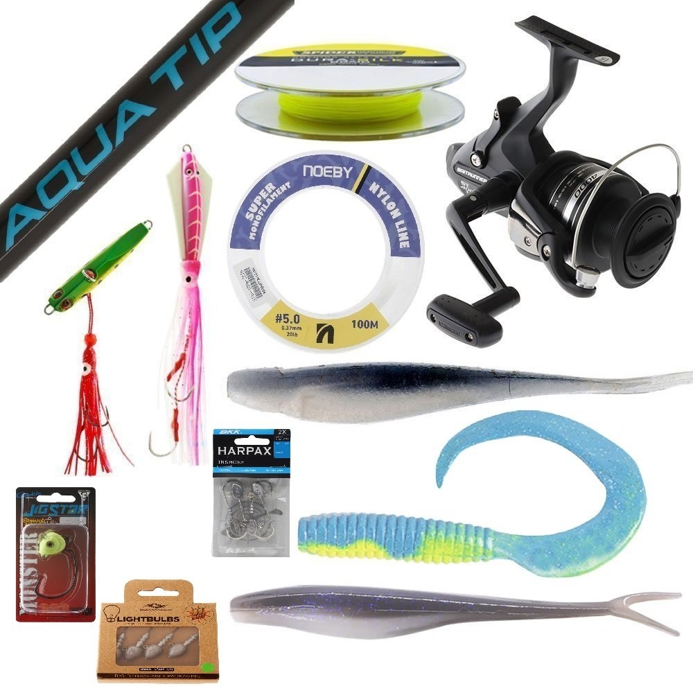Shimano Baitrunner ST 4000 Soft Bait and Lure Package 7ft 4-8kg 2pc
