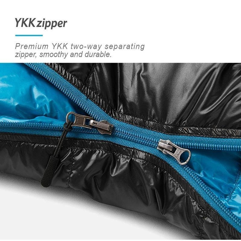 Naturehike Cicada Wing 5C Down Sleeping Bag Large Black