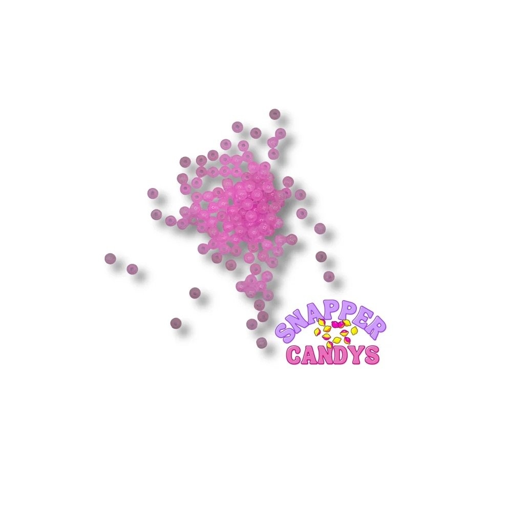 Snapper Candy Sprinkles Fishing Rig Beads 4mm Pink Glow