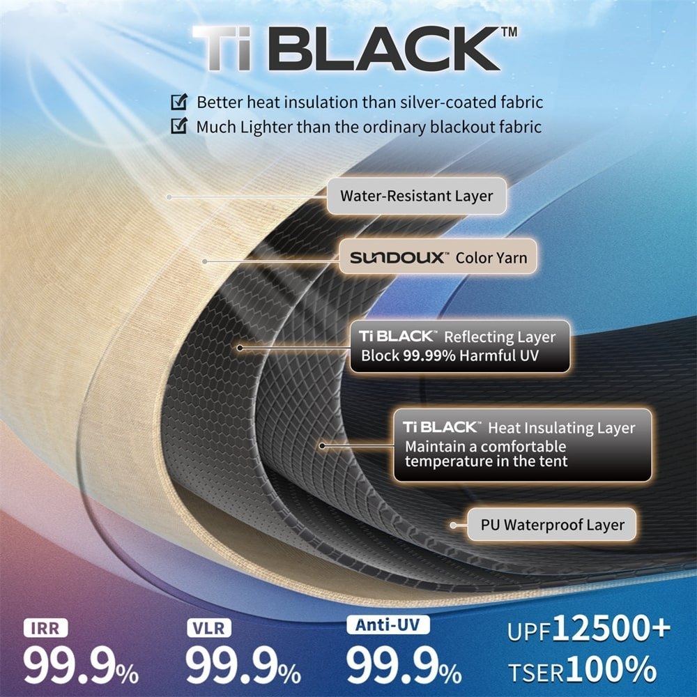 Naturehike Village 5.0 Instant Up 4P Tent with Canopy