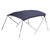 Oceansouth MA-263-2 Stainless Steel 4-Bow Bimini Top 1.7-1.9m Blue