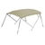 Oceansouth MA-263-2 Stainless Steel 4-Bow Bimini Top 1.7-1.9 Sand