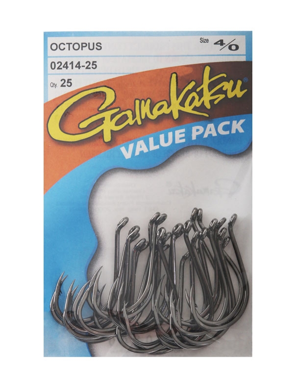 Gamakatsu Octopus Hooks 4/0 Qty 25