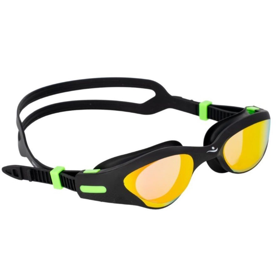 Aqualine Apex Mirror Goggles Black/Green