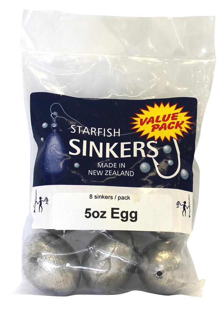 Starfish Egg Sinkers Value Pack 5oz Qty 8