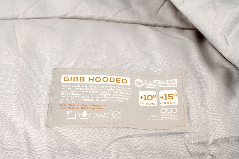 Wildtrak Gibb Hooded 15C Sleeping Bag
