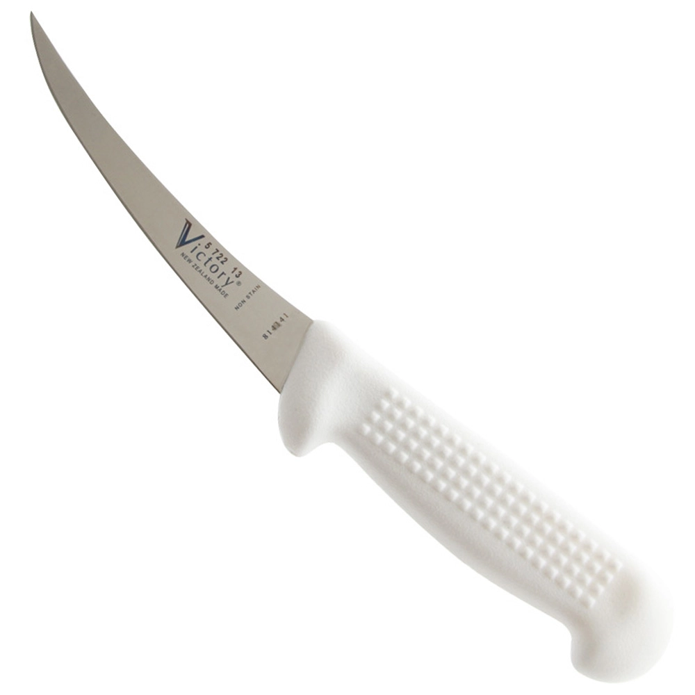 Victory 5/722 Narrow Curved Boning Knife with Flexible Tip 13cm Victory 5/722 Narrow Curved Boning Knife with Flexible Tip 13cm