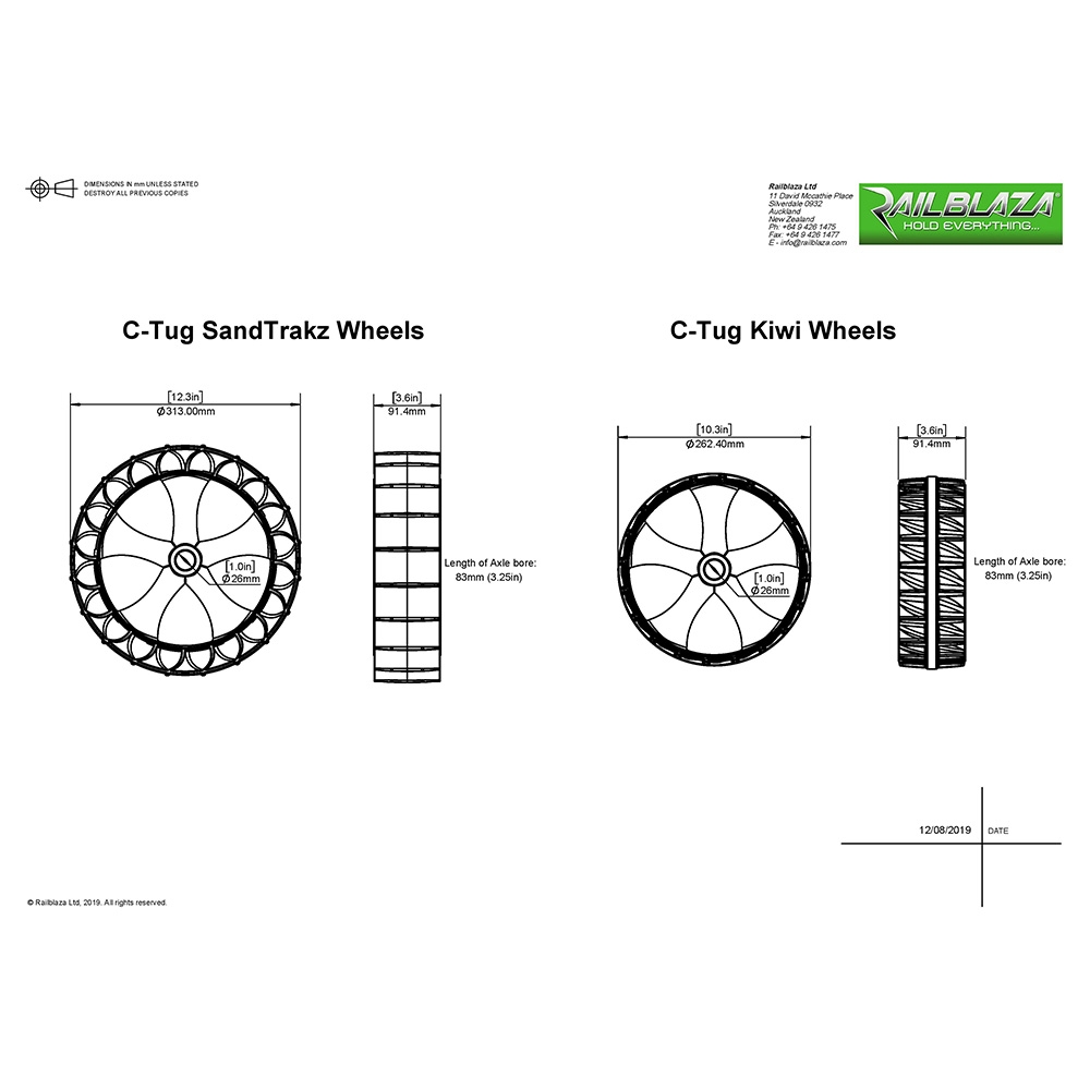 C-Tug SandTrakz Wheels