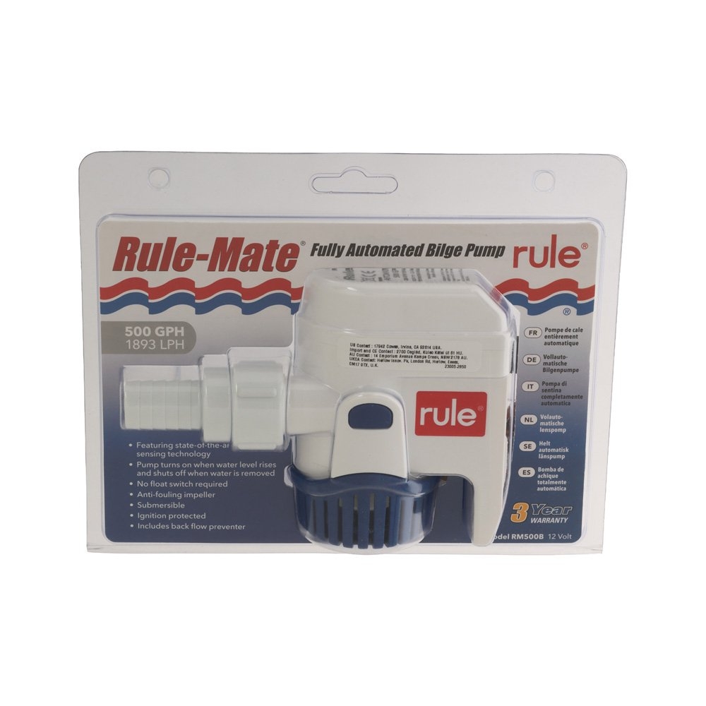 Rule-Mate Automatic Submersible Bilge Pump 12V